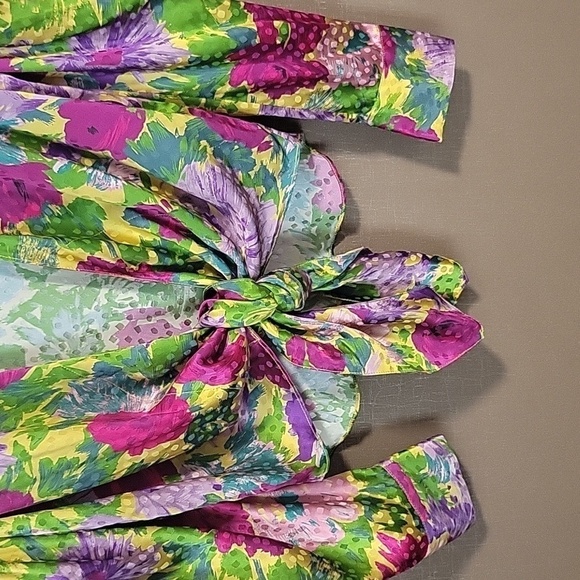 Ronny Kobo Bianca Floral Tie Top - Picture 7 of 13